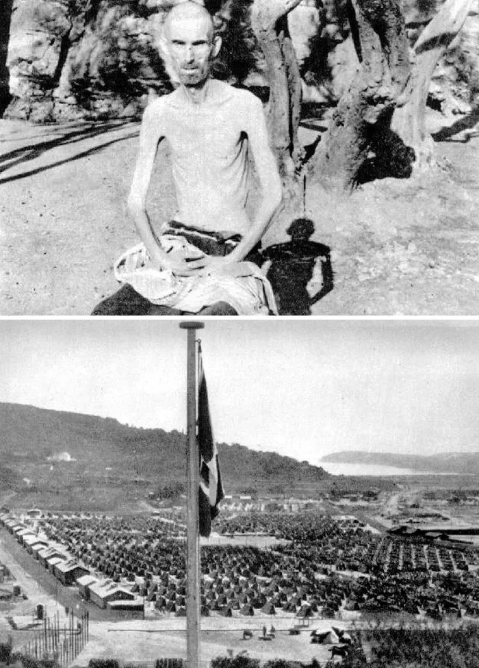 Un prisionero del campo de concentración de Rab