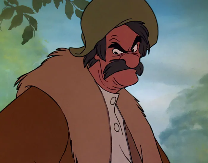 Amos Slade wearing a green hat 