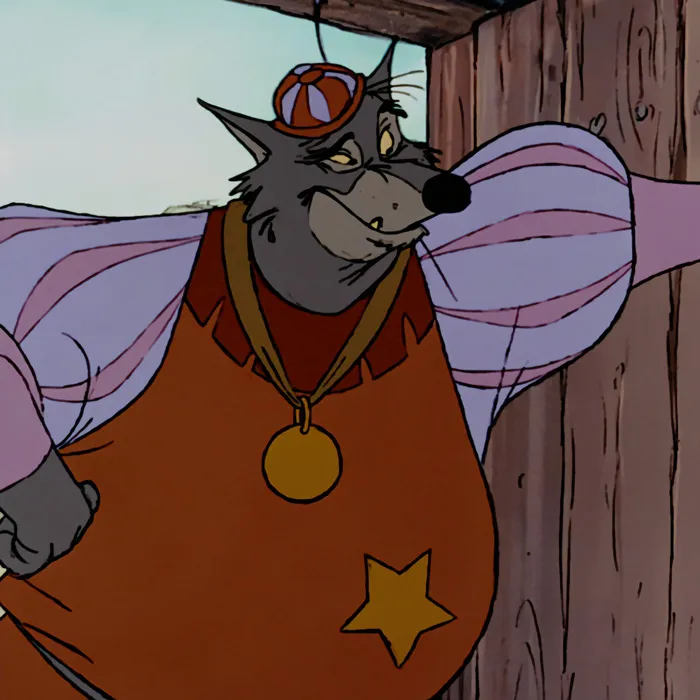 The Sheriff Of Nottingham  opening a door 