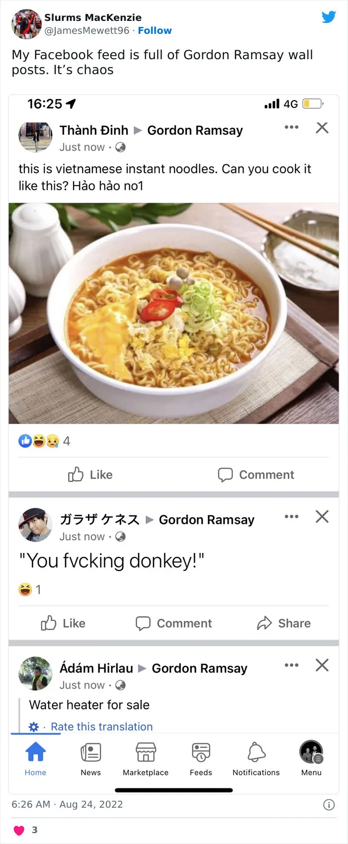 Newest Facebook Feed Glitch Has The Internet In Stitches (35 Reactions)