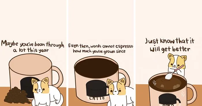 15 Silly Food And Drink Puns That I Turned Into Comics