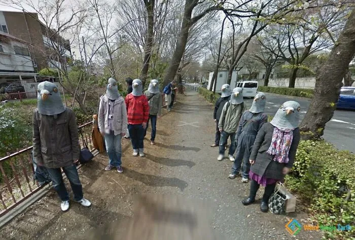 "Japanese Bird People". Location:  Tokyo, Japan