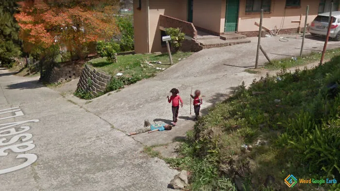 "Playing Dead". Location: East London, South Africa