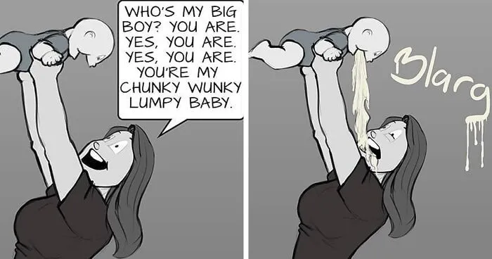 Dad Illustrates How His Baby Son And Their Dog Experience Friendship (30 New Comics)