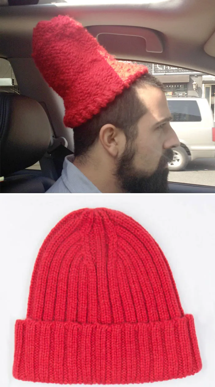 ¿Gorrito de condón? Arriba es lo que hice, abajo es lo que se supone que es. Ups