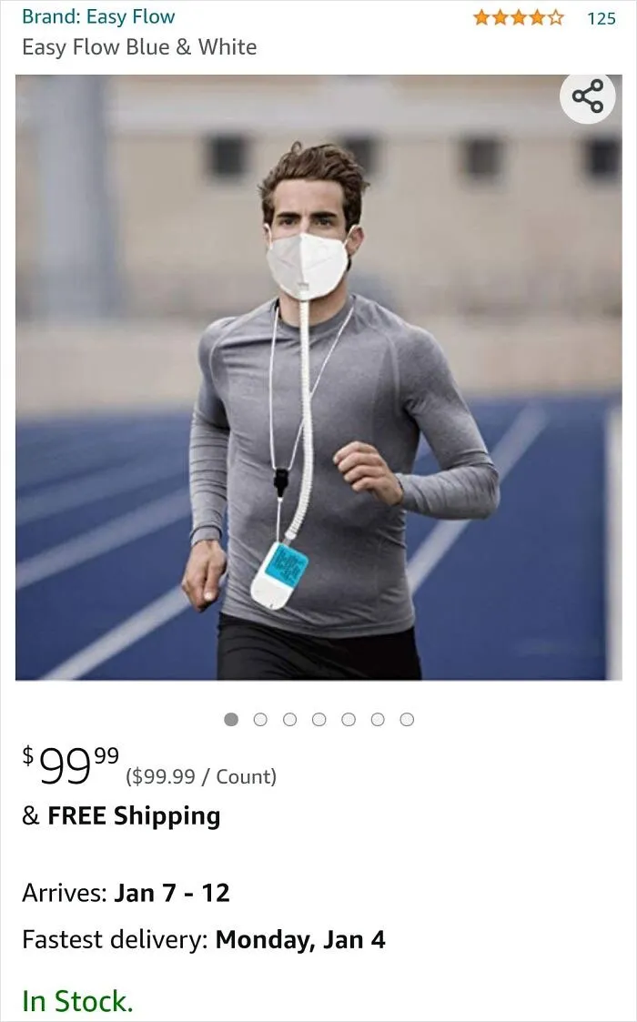 What A Comfortable Looking Totally Real Mask