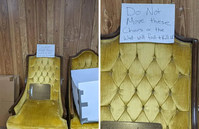 At Least They Give You A Warning. Seen At A Boot Retailer