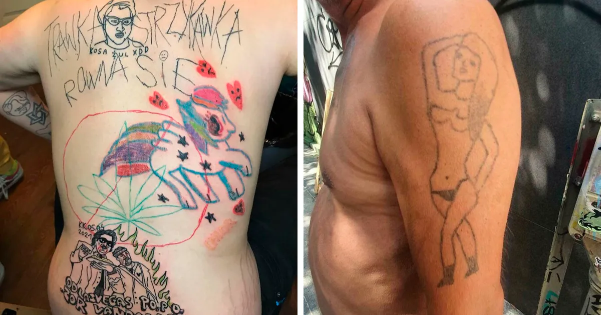 “¿En serio quieres eso en tu cuerpo para siempre?”: 20 Tatuajes horribles compartidos en este grupo online