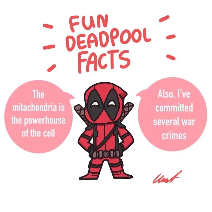 Doodle Of Deadpool! I’m Trying To Improve My Cartooning :)