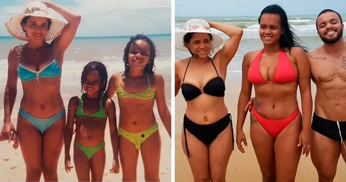 50 People Who Took Their Family Photo Recreations To The Next Level (New Pics)