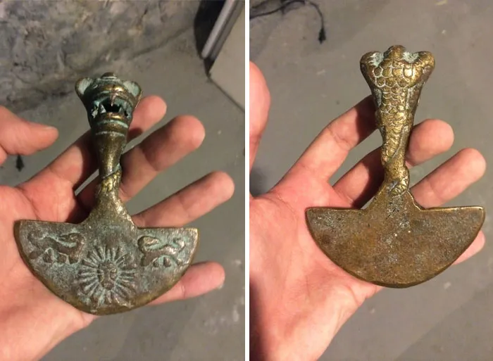 My House Is Built On An Indian Burial Site. I Am Replacing The Furnace, And I Found This Under The Old Furnace