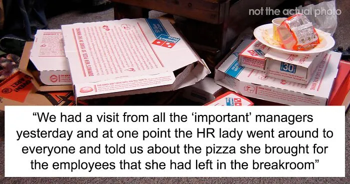 High-Paid Yet Freebie-Loving Top Manager Comes For Office Checkup, Sees Some Pizzas Bought For Staff And Steals It All