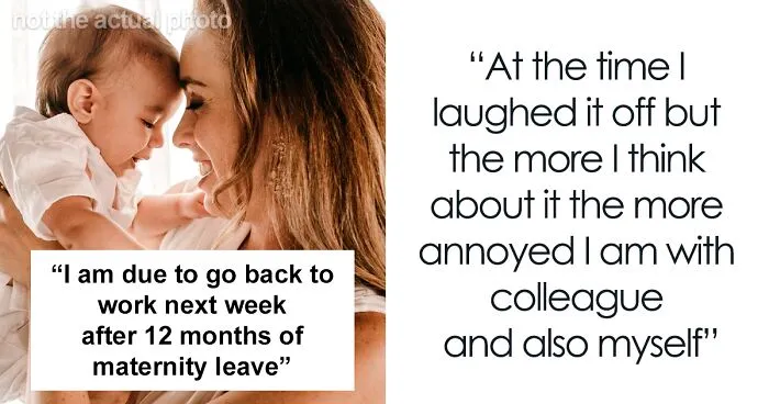 "Should I Have Done Something?": Coworker Shames New Mom For Not Being Productive While On Maternity Leave, Wonders If They're Right