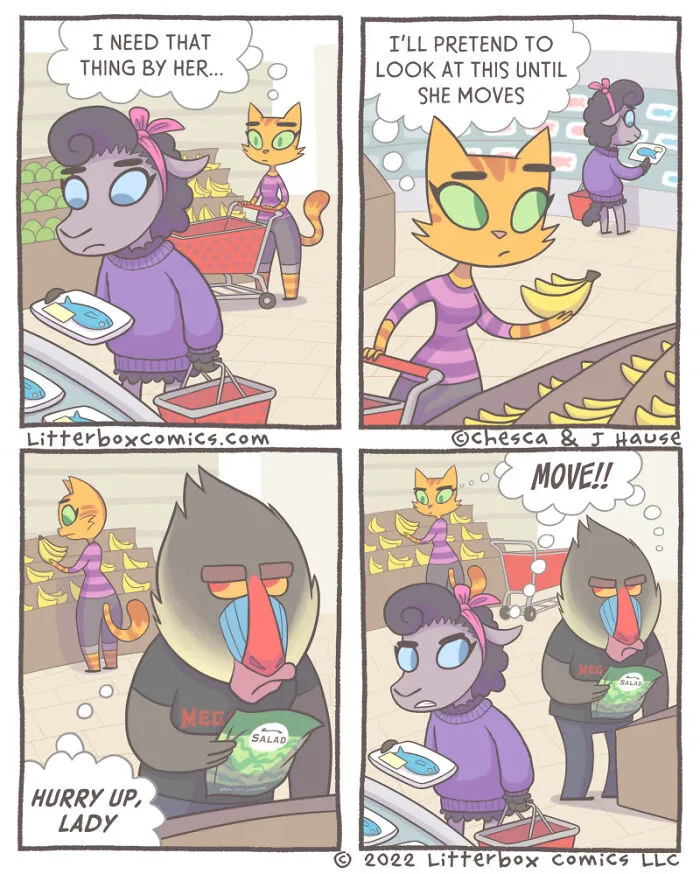 I Illustrate My Experience As A Modern-Day Parent In 30 Comics With A Feline Twist (New Pics)