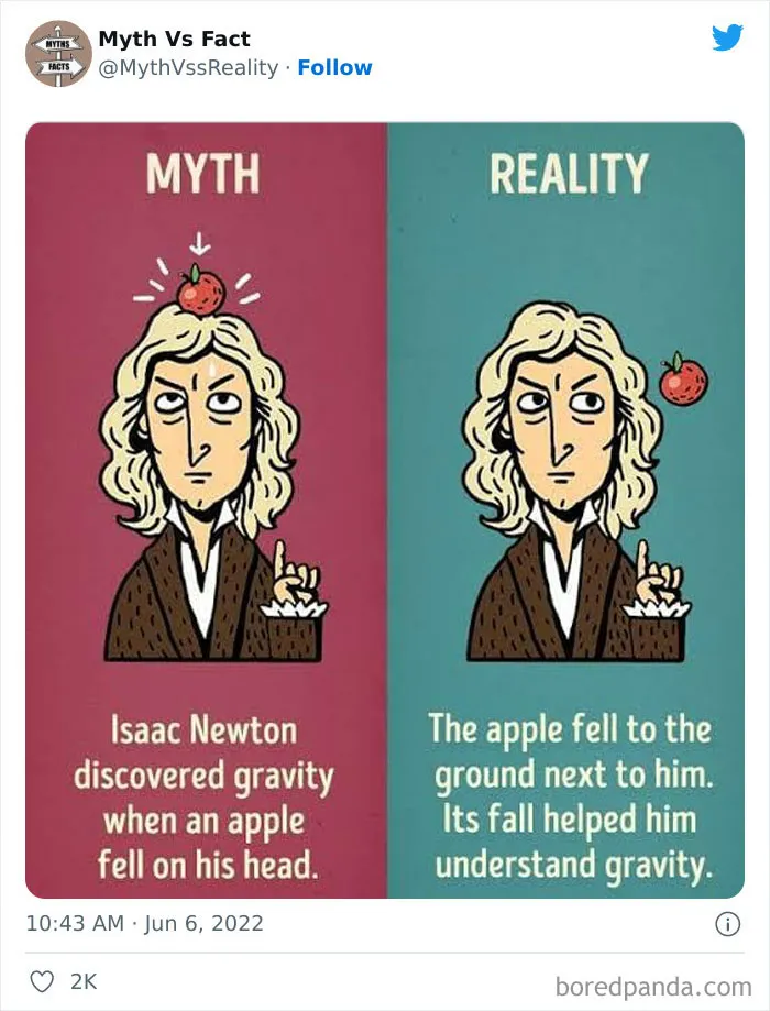 “Boost Your Knowledge”: 50 “Facts” That Are Actually Not True, Shared By This Twitter Account