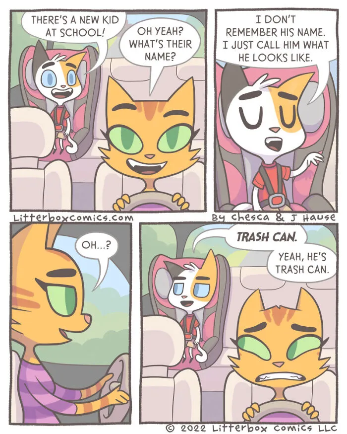 I Illustrate My Experience As A Modern-Day Parent In 30 Comics With A Feline Twist (New Pics)