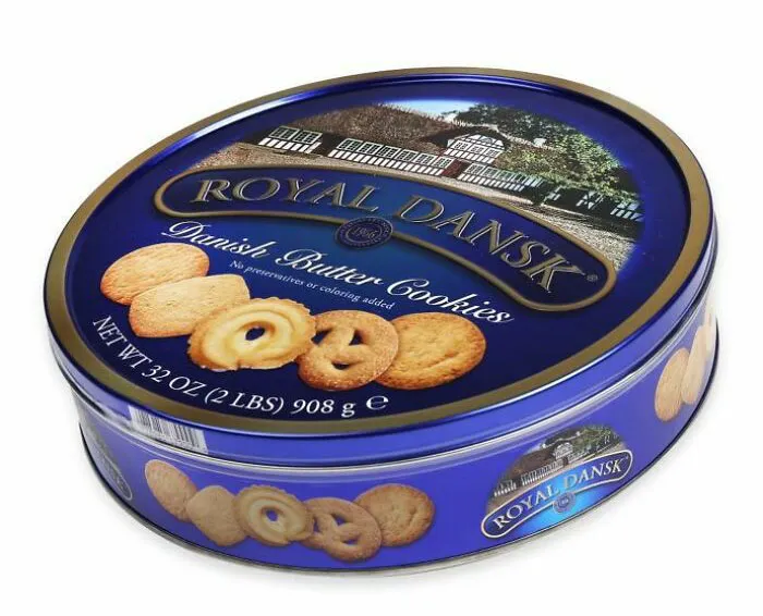 Las galletas danesas de mantequilla
