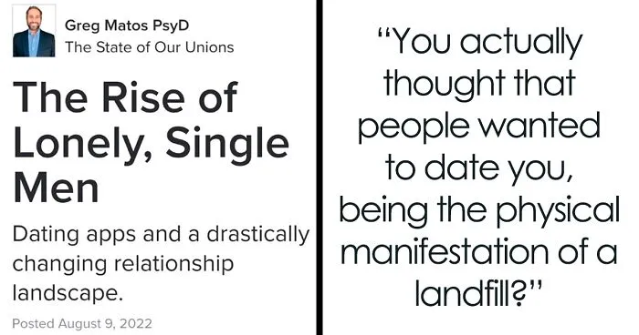 The Number Of "Lonely, Single Men" Is On The Rise Due To Women Choosing Healthier Relationships, And The Internet Finds It Funny