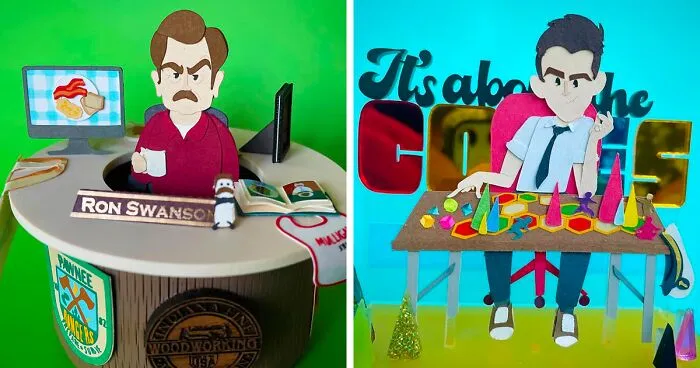 I Used Paper Art To Create The Characters Of Popular TV Shows (31 Pics)