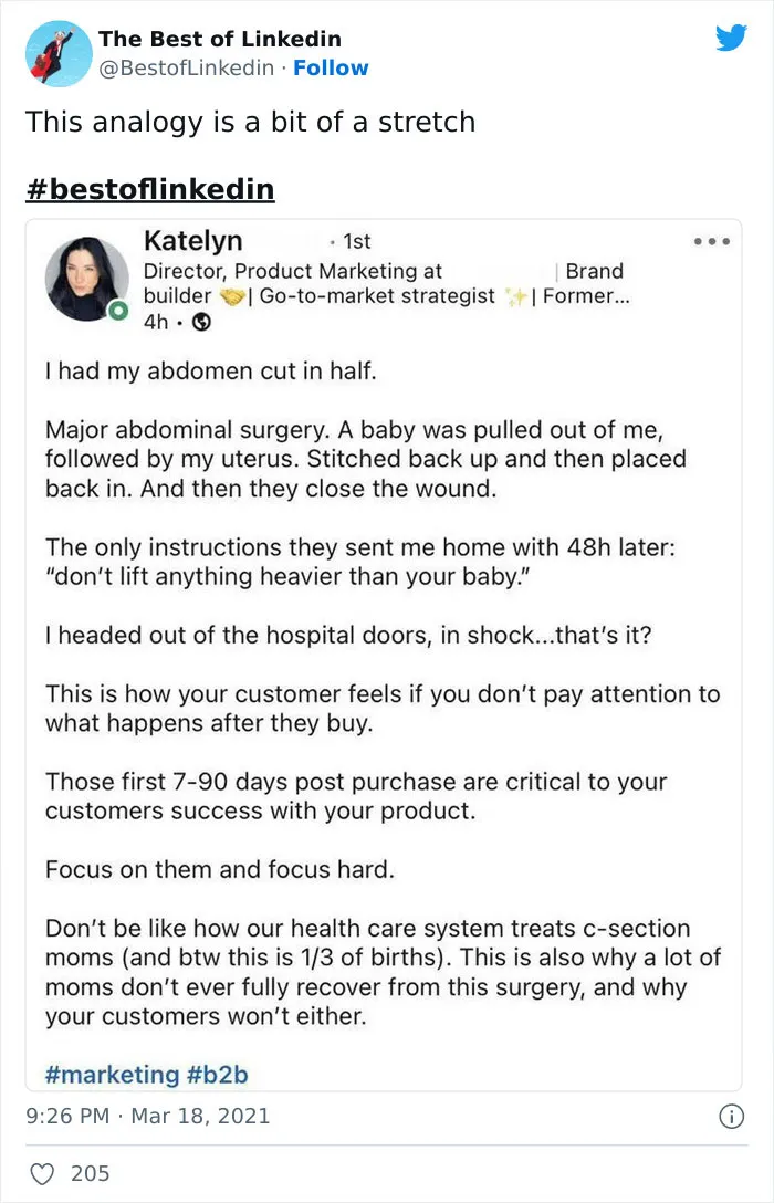 40 Cringeworthy LinkedIn Posts That Got Called Out By This Twitter Page