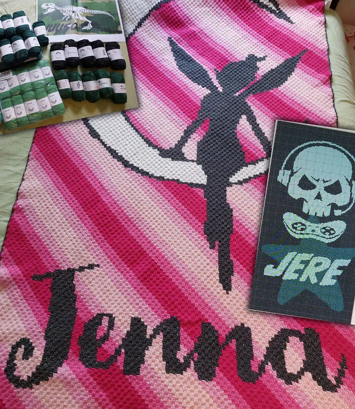 I'm Designing And Crocheting Blankets For My Kids