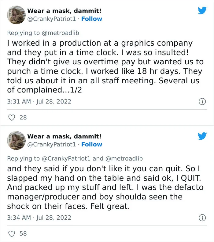 30 Wild And Iconic Ways People Quit Their Jobs, As Shared In This Viral Twitter Thread