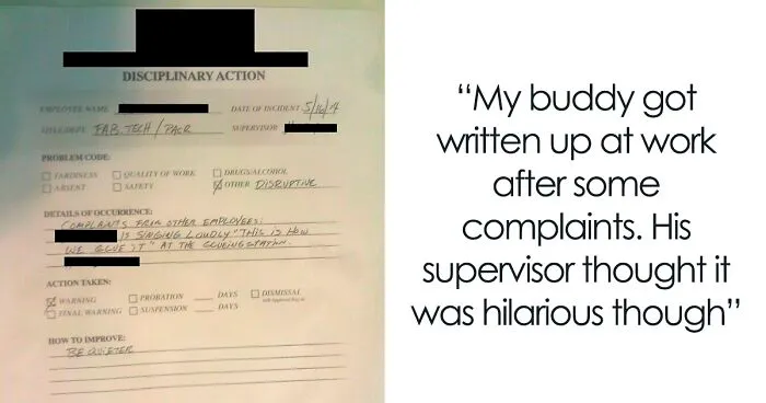 30 Times Bosses Wrote Up Their Workers For Absurd Reasons And Got Shamed For It Online