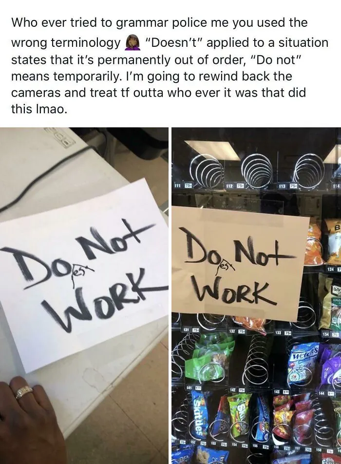 That Do Not Make Sense