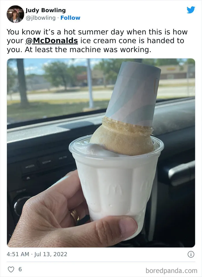 Hot Days Even For Ice Cream
