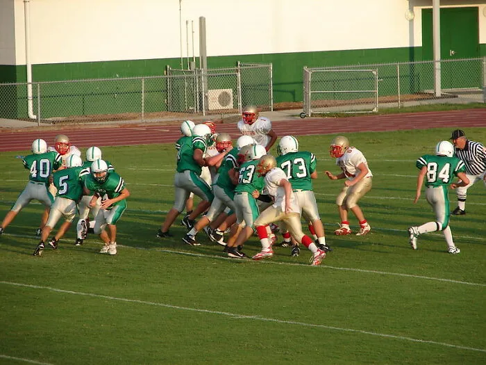 Playing Football In High School