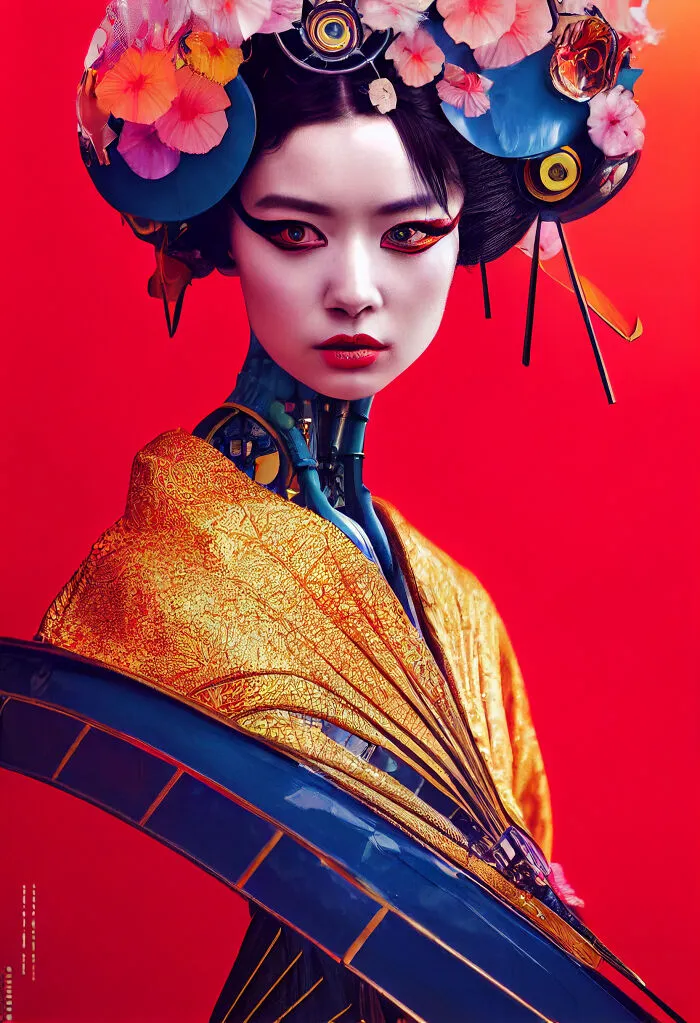 I Created Steam Punk And Futuristic Geisha Looks (6 New Pics)