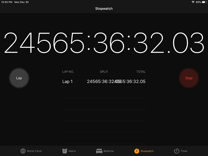 I’ve Had This Apple Stopwatch Running For Almost 3 Years