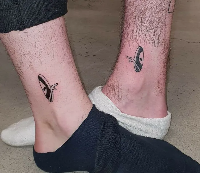 Little Friendship Alien Tattoos
