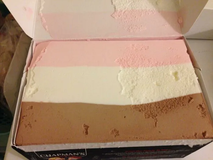 Back When I Was Growing Up, Ice Cream Came In A Box!