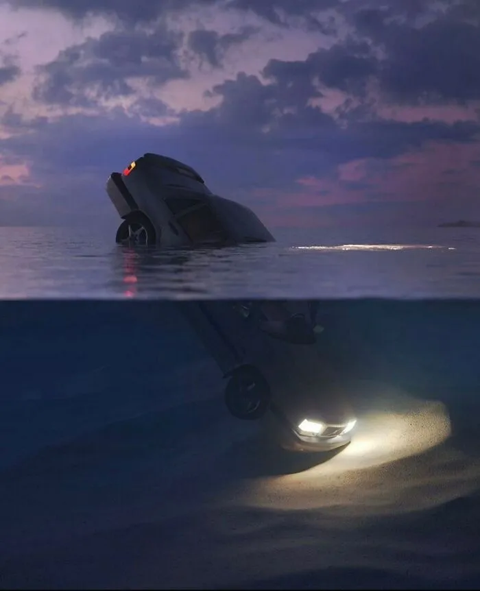Submerged