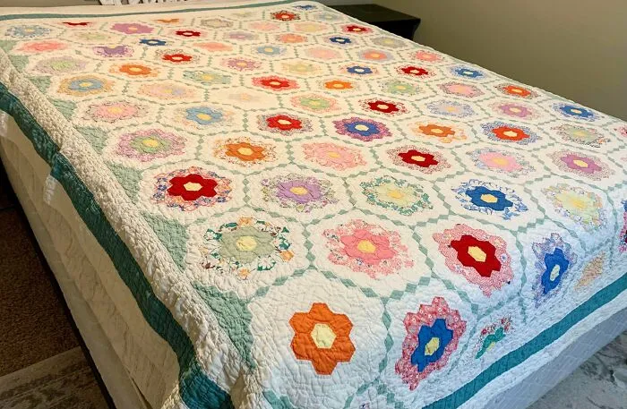 Vintage Quilt, Courtesy Of The Bins!