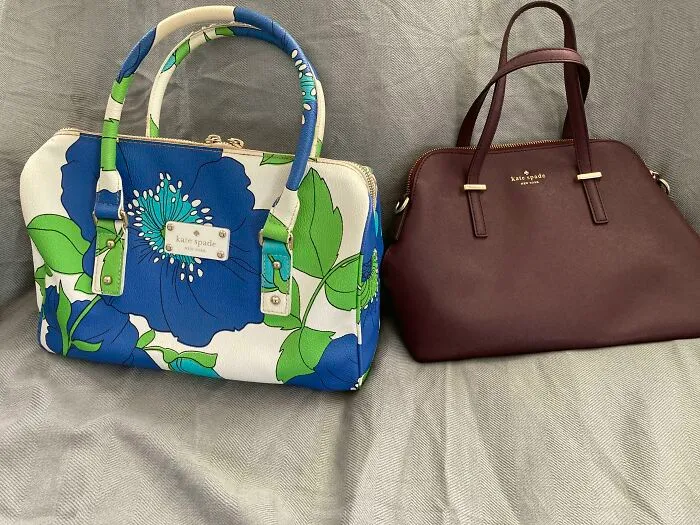 Kate Spade In The Bins??? Both In Really Good Shape. I'm Not Even Sure How Stuff Ends Up In The Bins And Not The Store