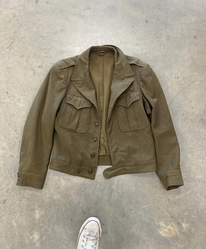 Just Found A 1945 Ww2 Ike Jacket At The Bins Moments Ago!