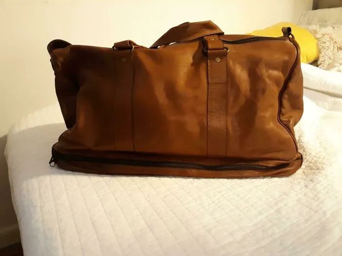 $315 Tika Leather Duffle. Scored For $10