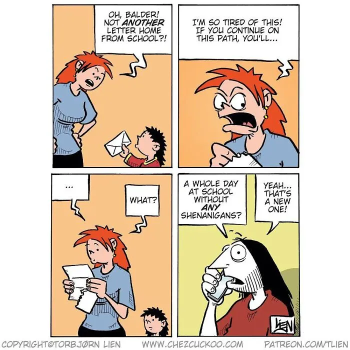 This Norwegian Artist Makes Comics Featuring Funny And Unexpected Endings (30 New Pics)