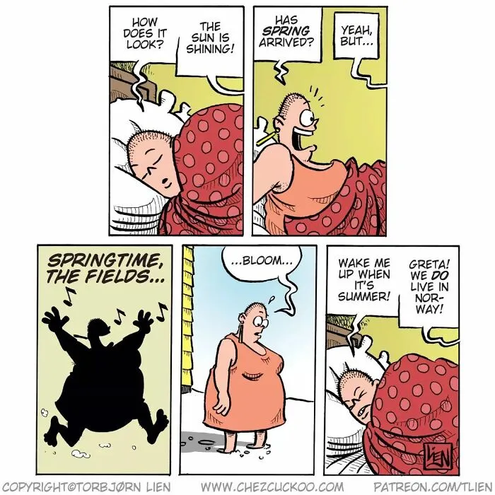 This Norwegian Artist Makes Comics Featuring Funny And Unexpected Endings (30 New Pics)