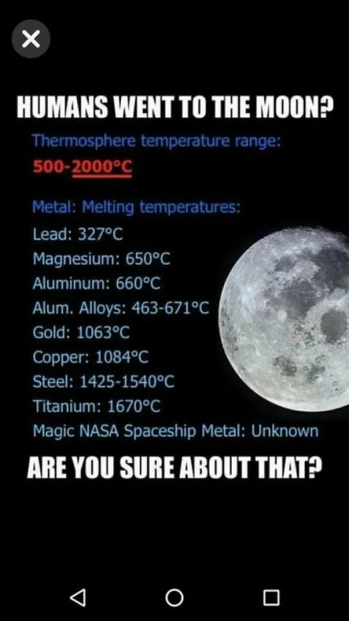 Yes, I'm Sure About That. You Forgot To Mention The Extremely Low Density Of The Atmosphere Up There