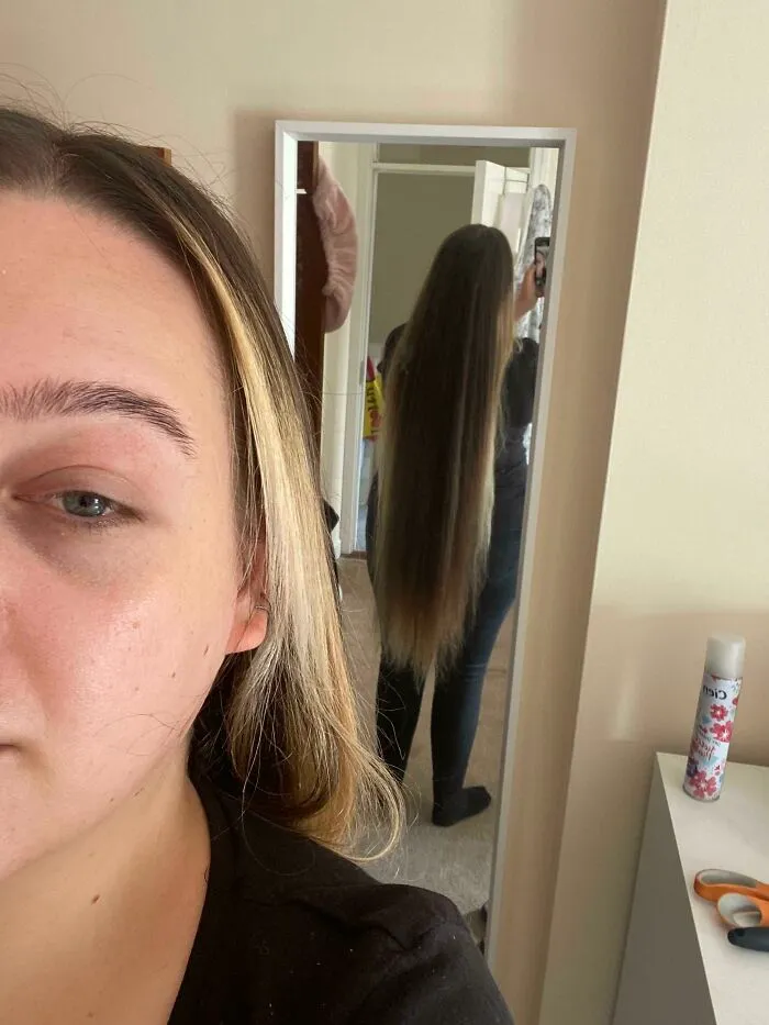 Hair Finally Hit The Back Of My Knees. I’d Always Said This Was The Length I’d Cut At. Now I’m Not So Sure