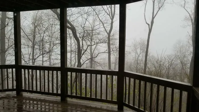At My Girlfriend's Grandparents' House In The Ga Mountains. No Better Way To Spend The Weekend
