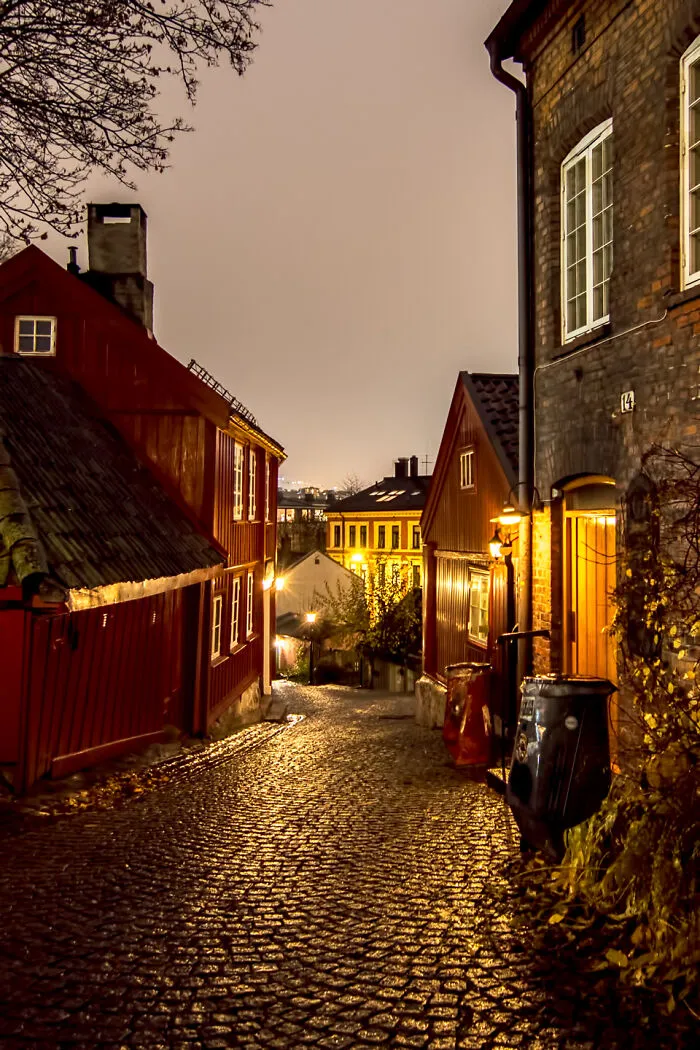 Rain On The Walk Home In Oslo, Norway