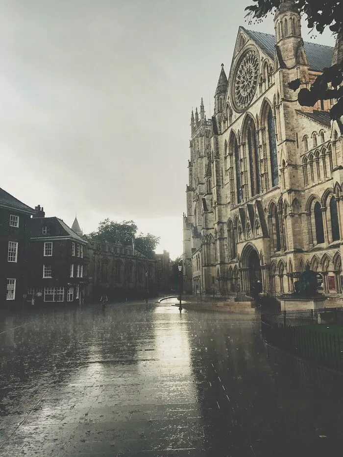 A Nice Grey And Rainy Day In York, UK