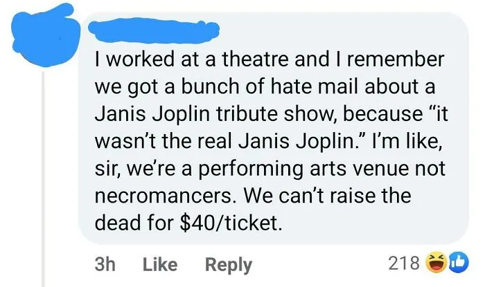 This Was A Thread To A Post About A Family Going To The Wrong Concert
