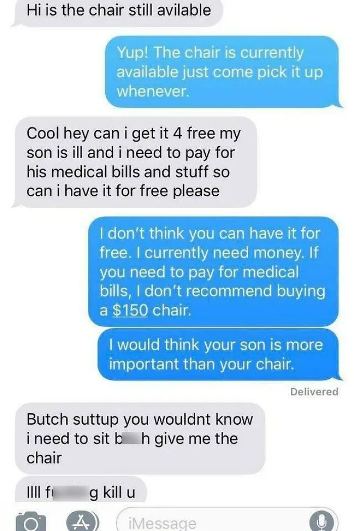 Just Your Average Trashy Beggingchooser Transaction