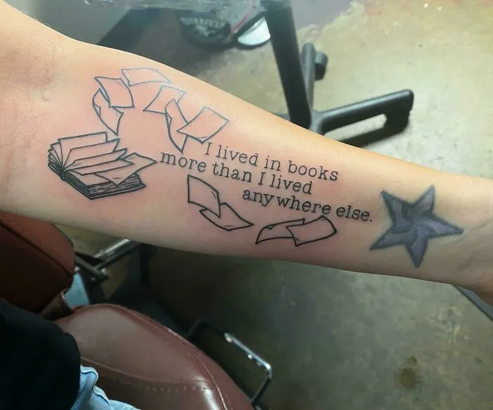 Just Got My Second Gaiman Quote Tattoo And I’m In Love
