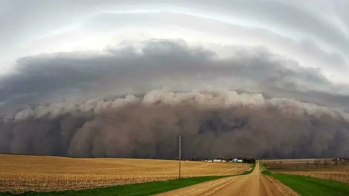 Crazy Looking Storm A Few Days Ago In Sd